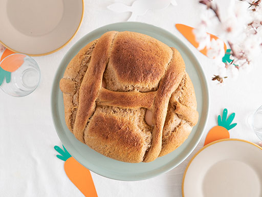 Delicioso folar de Páscoa Saudável