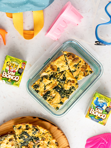 Quiche de frango e cogumelos